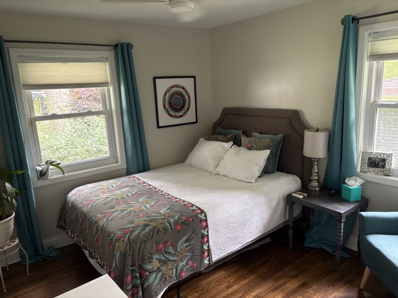 Eclectic midcentury modern with screened backporch