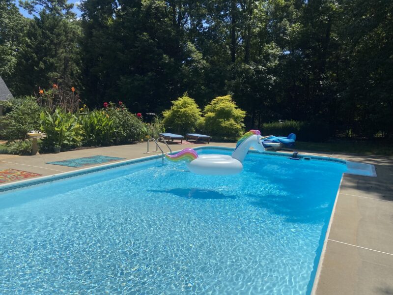 Peachtree City home w heated salt water pool near Trilith and Arthur M Blank Soccer Training Center