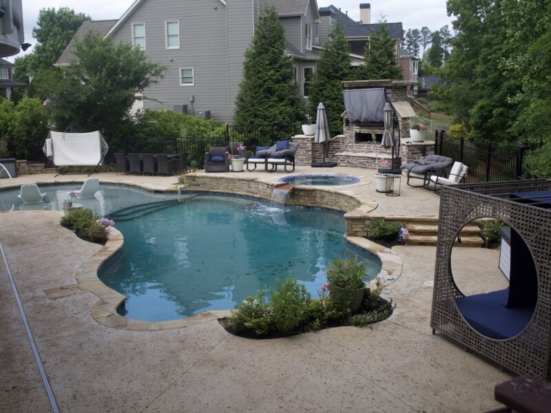 Property is located in Paulding County, NW Atlanta metro — 35 miles from Mercedes-Benz Stadium. Full tournament window June 14–July 16 available. Weekly housekeeping and pool service included